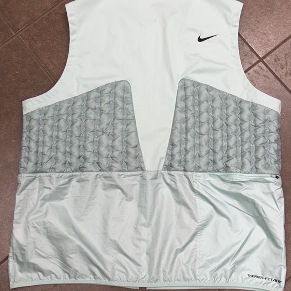 Nike Therma-FIT Repel Full Zip Down Golf Vest Teal Mens Size XXL - Picture 2 of 3